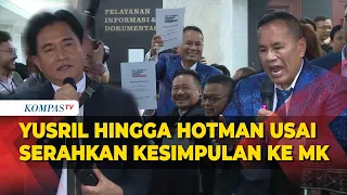 [FULL] Kata Yusril, Otto Hingga Hotman Usai Serahkan Kesimpulan Sidang Sengketa Pilpres ke MK