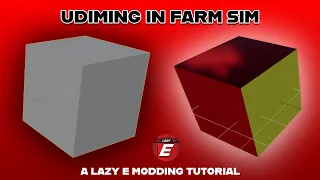 UDIM Tutorial | FS22, Blender, Giants Editor | Lazy E  Modding | Farming Simulator 22