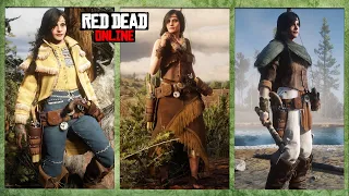 12 Beautiful Native American Female Outfits in Red Dead Online