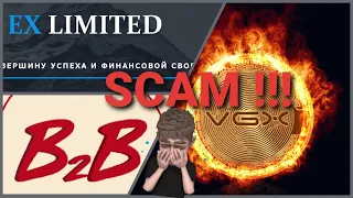 EX LIMITED: SCAM ПРОЕКТА /B2B Jewelry SCAM/ VGS Holding SCAM| Потерял весь свой капитал !!!