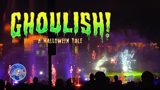 Enjoy Your Scary Picture Book! | Ghoulish! A Halloween Tale Water Show | HHN 31 2022 4K