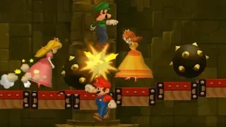 Mario Party 9 Step It Up - 1 vs. Rivals - Mario vs Team Daisy, Luigi, Peach| Cartoons Mee