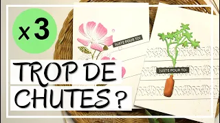 CHUTES DE PAPIER BLANC !! 3 FAÇONS de les UTILISER ! Simple et EFFICACE ! Tuto Carterie DIY Scrap