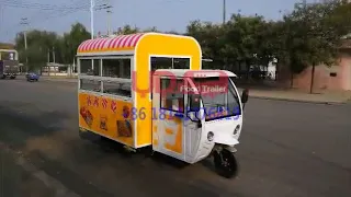 electric tricycle food cart piaggio ape