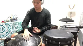 Handpan and blues harmonica