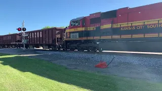 KCS SD70MACs Lead A Rock Train Into Thief River Falls