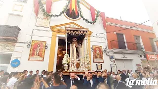 Traslado de Ntra. Sra. de los Dolores a la Parroquia de la O. Sanlúcar de Barrameda, 8 julio 2022.