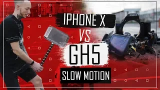 Разбили камеру в Slow Motion | iPhone X vs GH5