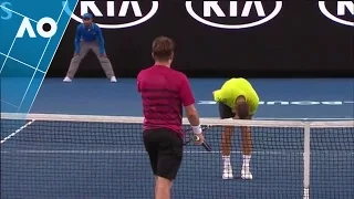 New balls please: Stan smashes Klizan where the sun don’t shine | Australian Open 2017