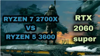 RTX 2060 super -  Ryzen 2700x vs Ryzen 3600