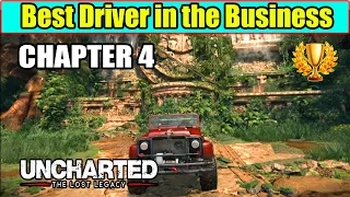 Best Driver in the Business Trophy Guide - Chapter 4 | Uncharted the Lost Legacy