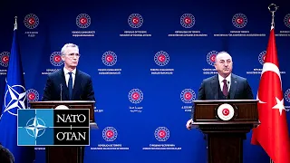 NATO Secretary General with Minister of Foreign Affairs of 🇹🇷 Türkiye Mevlüt Çavuşoğlu, 16 FEB 2023