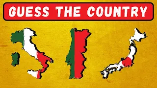 Guess the Country by Shape Quiz | General Knowledge Trivia Game