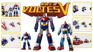 Voltes V Mini action Figure, SOC GX-31 and SOC DX Comparison