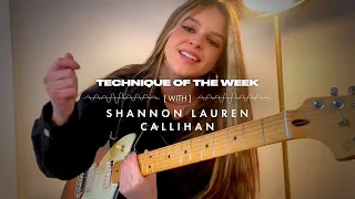 Shannon Lauren Callihan on Plays with Feeling | Technique of the Week | Fender