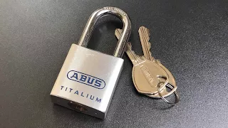 [534] Abus Titalium 80TI/40 Padlock Picked