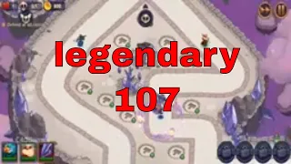 realm defense level 107 legendary with local heroes
