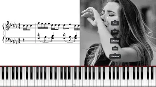 Анет Сай - СЛЁЗЫ (OST «Пацанки»), как играть на пианино