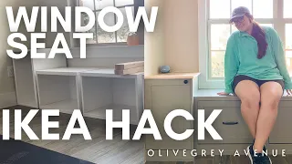 DIY Window Seat HACK with IKEA Besta Drawers