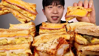 ASMR MUKBANG Korean Isaac Toast Mukbang [ENG]
