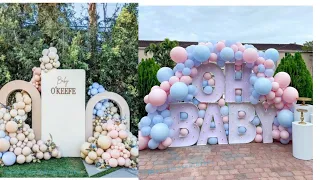 Gender reveal decoration ideas 2022| Baby shower sprinkle  decor|decoración de revelación de género|