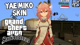 YAE MIKO GTA SAN ANDREAS SKIN