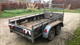 Trailer Restoration - Rebuilding a rotten/salvaged trailer!