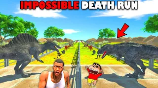 SHINCHAN and CHOP DEATH RUN vs AMAAN TEAM in Animal Revolt Battle Simulator Dinosaur Game in Hindi