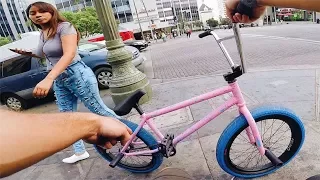 Girls Love My New Bike..