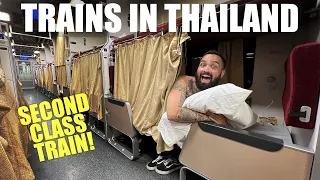 THAILAND SLEEPER TRAIN - Chiang Mai to Bangkok in 2nd Class 🇹🇭