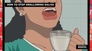 HOW TO STOP SWALLOWING SALIVA