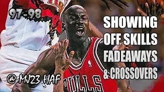 Michael Jordan Highlights vs Hawks (1998.03.27) - 34pts, Showing Off Skills!