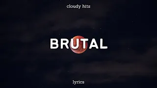 Olivia Rodrigo - brutal (Clean - Lyrics)