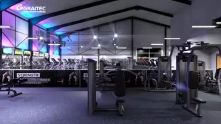 New Age Fitness - Gym Interior Visualisation