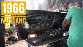 Replacing window regulator in 1966 Mustang (Front & Quarter Glass window) #1966mustang