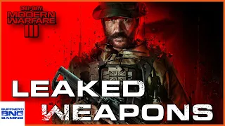 All Leaked MWIII(3) Weapons -  Call Of Duty Modern Warfare III