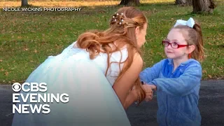 5-year-old girl with autism mistakes bride for Cinderella