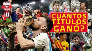 🏆🥇 TODOS los títulos oficiales de Lionel MESSI (2004-23) ACTUALIZADO // Cuántos títulos tiene Messi?