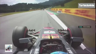 F1 2017 Austrian GP Daniel Ricciardo Podium P3 Team Radio