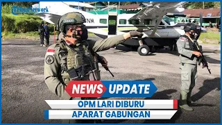 OPM Lari Terbirit-birit Diburu Satgas Damai Cartenz di Intan Jaya Papua Tengah