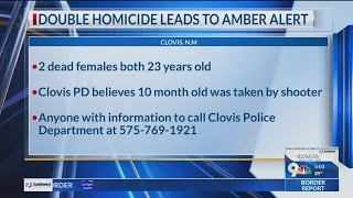 Clovis Police investigating double homicide, abduction of infant