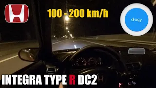 Honda Integra TYPE R DC2 ⏱ 100 » 200 km/h DRAGY 📈✔️