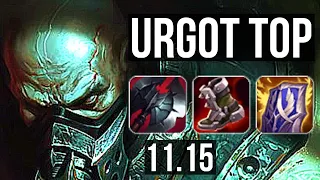 URGOT vs TRISTANA (TOP) | 5/1/7, 900+ games, Rank 9 Urgot | EUW Challenger | v11.15