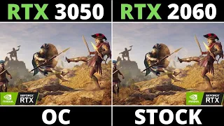 RTX 3050 OVERCLOCK VS RTX 2060 - BENCHMARK TEST IN 15 GAMES