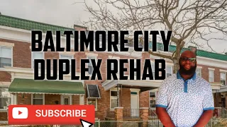 Baltimore City Duplex Rehab | #BRRRR