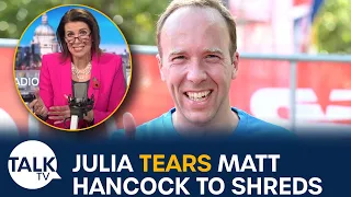 'I'm A Celebrity?' Julia Hartley-Brewer tears Matt Hancock to shreds