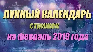 Лунный календарь стрижек на февраль 2019 года