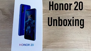 Honor 20 Unboxing & First Impressions