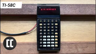 TI-58C Scientific Calculator from 1978