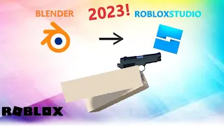 How to make animation in Blender 2023! "FE GUN KIT" #roblox